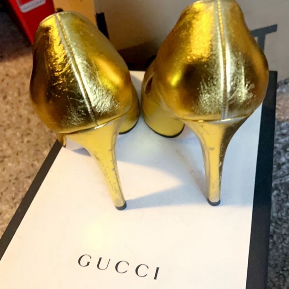 Gucci Gold Metallic - Napa Silk Oro Vecchio - Picture 2 of 5